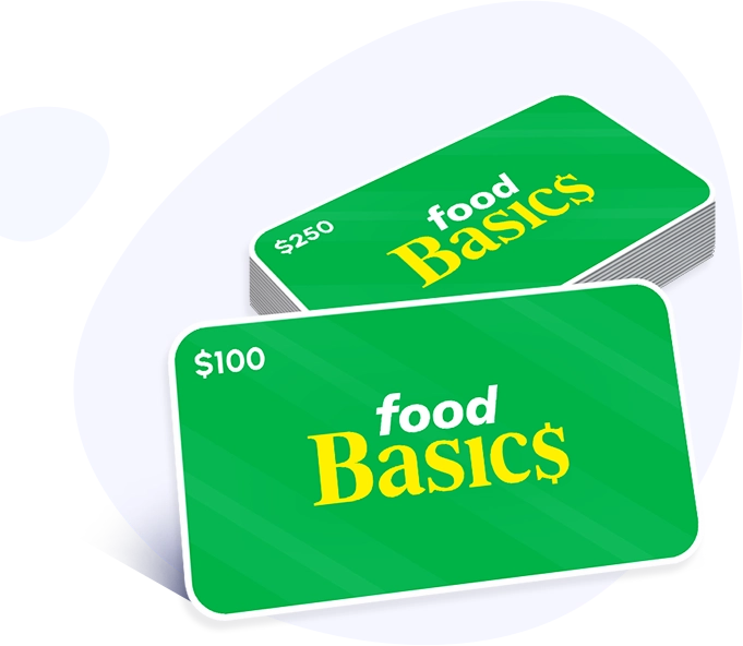 $100 FOOD BASICS Gift Card